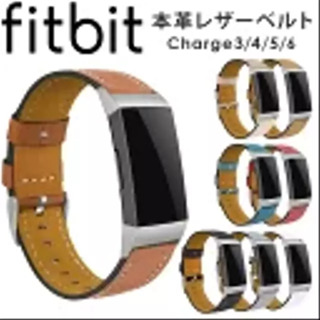 Fitbit Charge6 Charge5 Charge4 Charge3 交換 バンド ベルト 革 レザー 本革 フィットビット チャージ6 チャージ5 チャージ4 チャージ3 対応 バンド ベルト 革 レザー 本革 互換品【専用工具不要で簡単脱着】【全国送料無料】